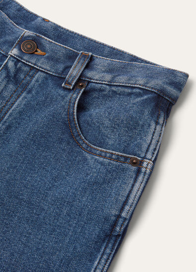 BROOKE TROUSERS DENIM SILK A.F.