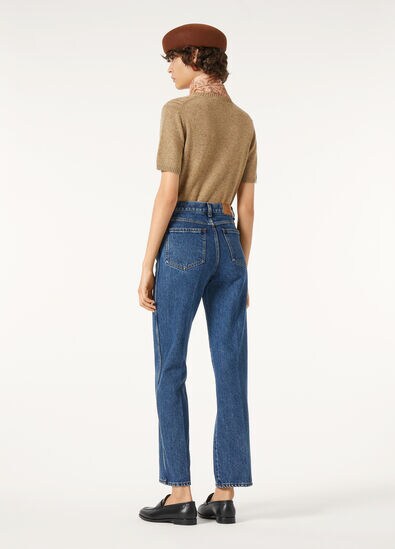 BROOKE TROUSERS DENIM SILK A.F.