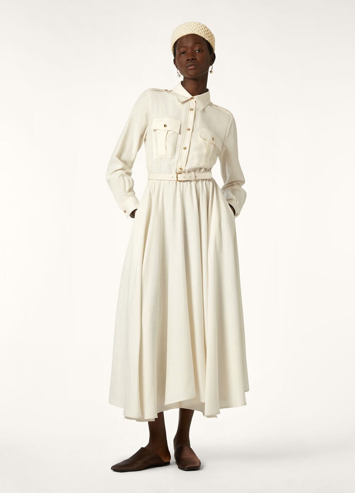 LELA DRESS SHANTUNG NEPS A.F._FAP8328_1230_3