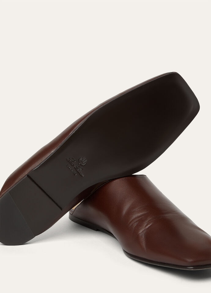 ALBA FLAT MULE WAXED LAMBSKIN AF_FAP8417_H0Y8_5