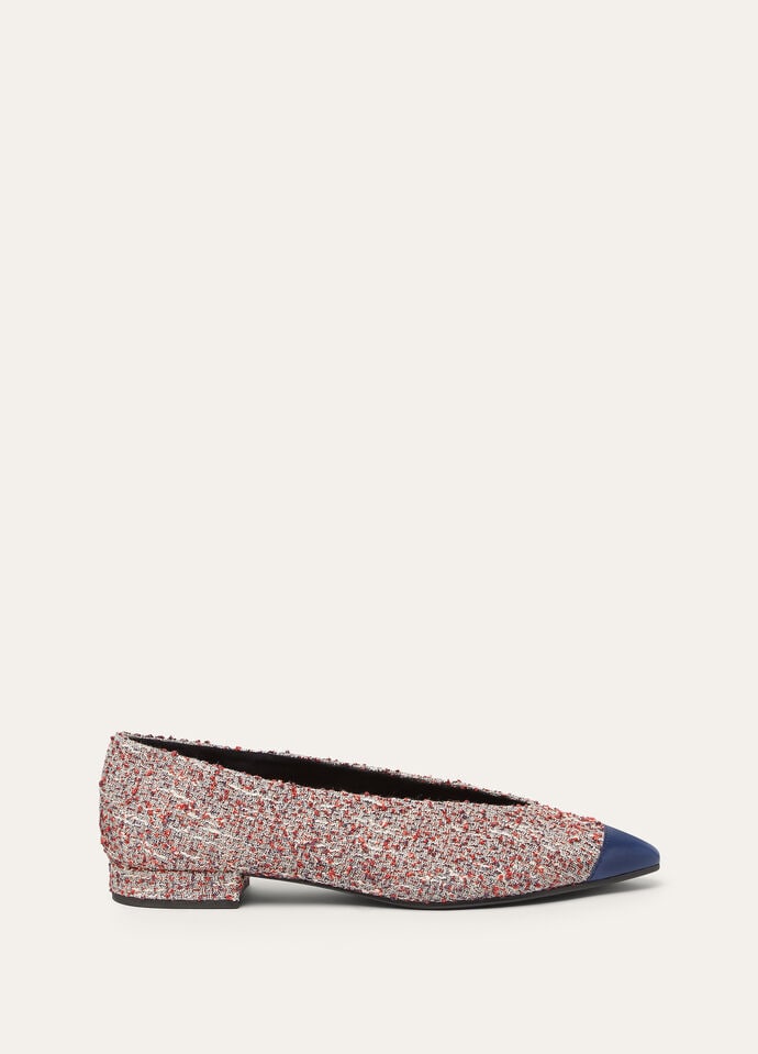 REBECCA CAP TOE BALL. CURLED LINEN HEMP & CALF AF_FAP8435_F6OM_2