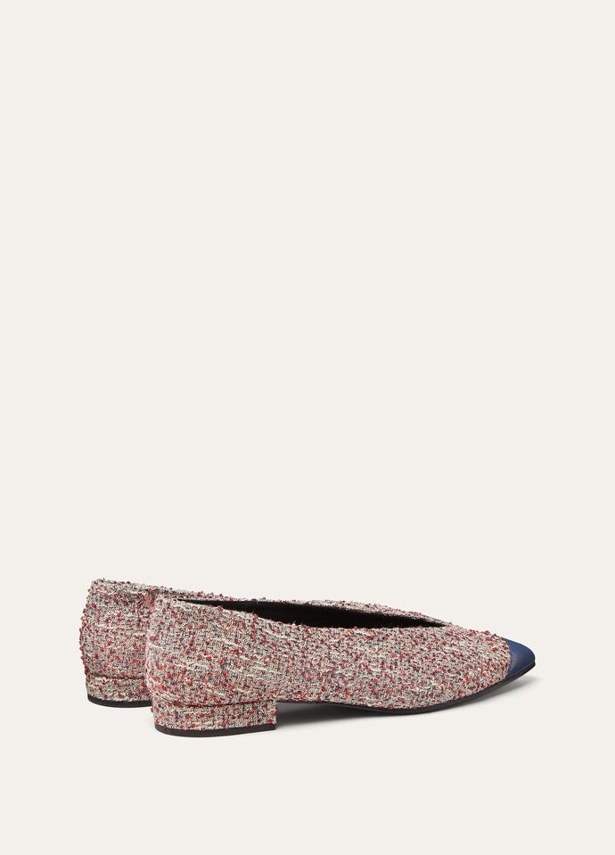 REBECCA CAP TOE BALL. CURLED LINEN HEMP & CALF AF_FAP8435_F6OM_4