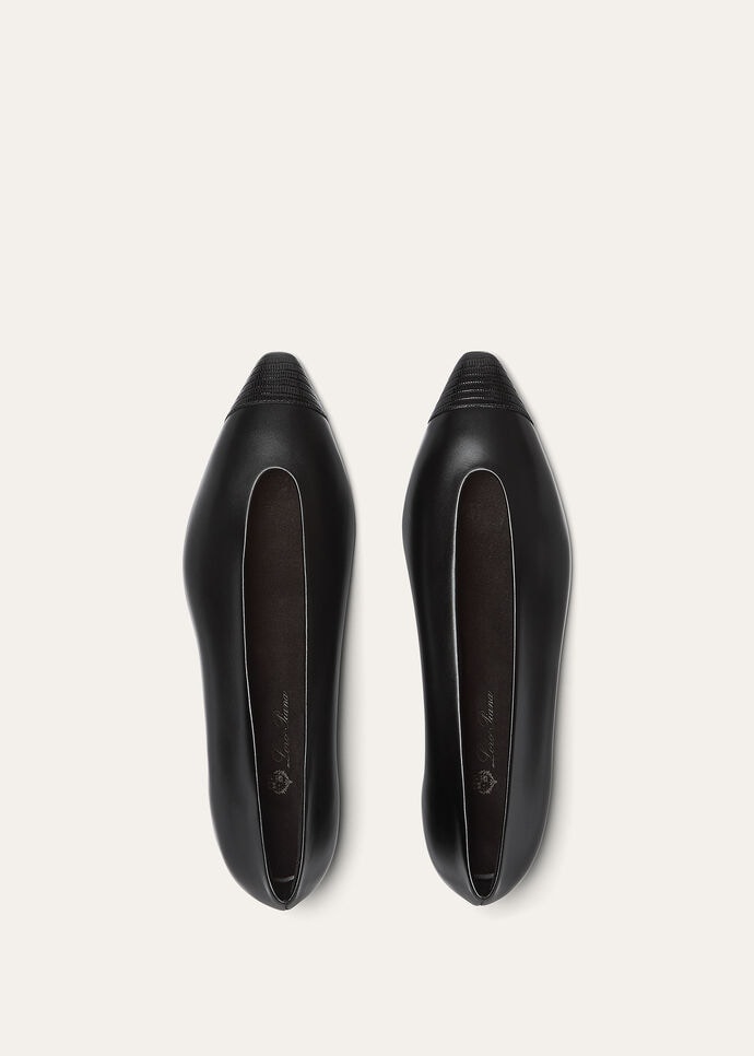 REBECCA CAP TOE BALLER. LUX. CALF & LIZ. PRINT AF_FAP8438_8000_5