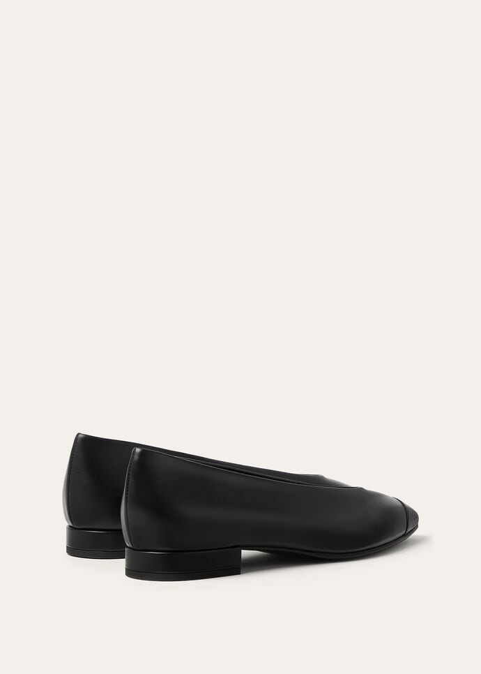 REBECCA CAP TOE BALLER. LUX. CALF & LIZ. PRINT AF_FAP8438_8000_3