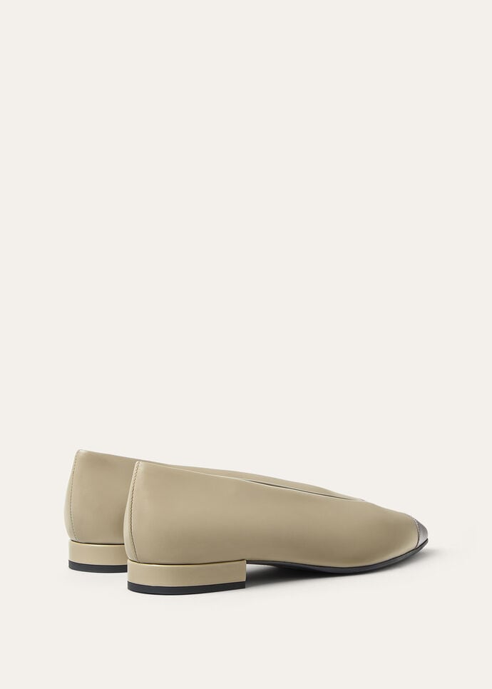 REBECCA CAP TOE BALLER. LUX. CALF & LIZ. PRINT AF_FAP8438_B5AU_3
