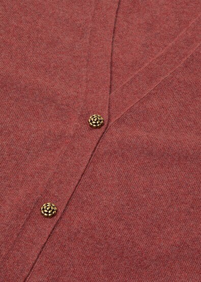 CLASSIC BABY CASH V NECK CARDIGAN SWEATER GG 12