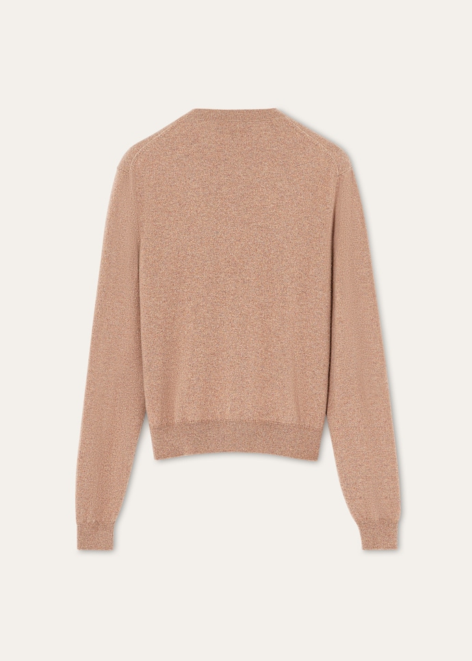 CLASSIC BABY CASH  CREWNECK CARDIGAN SWEATER GG 12_FAP8493_L0DS_6