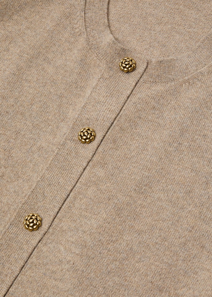 CLASSIC BABY CASH  CREWNECK CARDIGAN SWEATER GG 12_FAP8493_D0VB_7