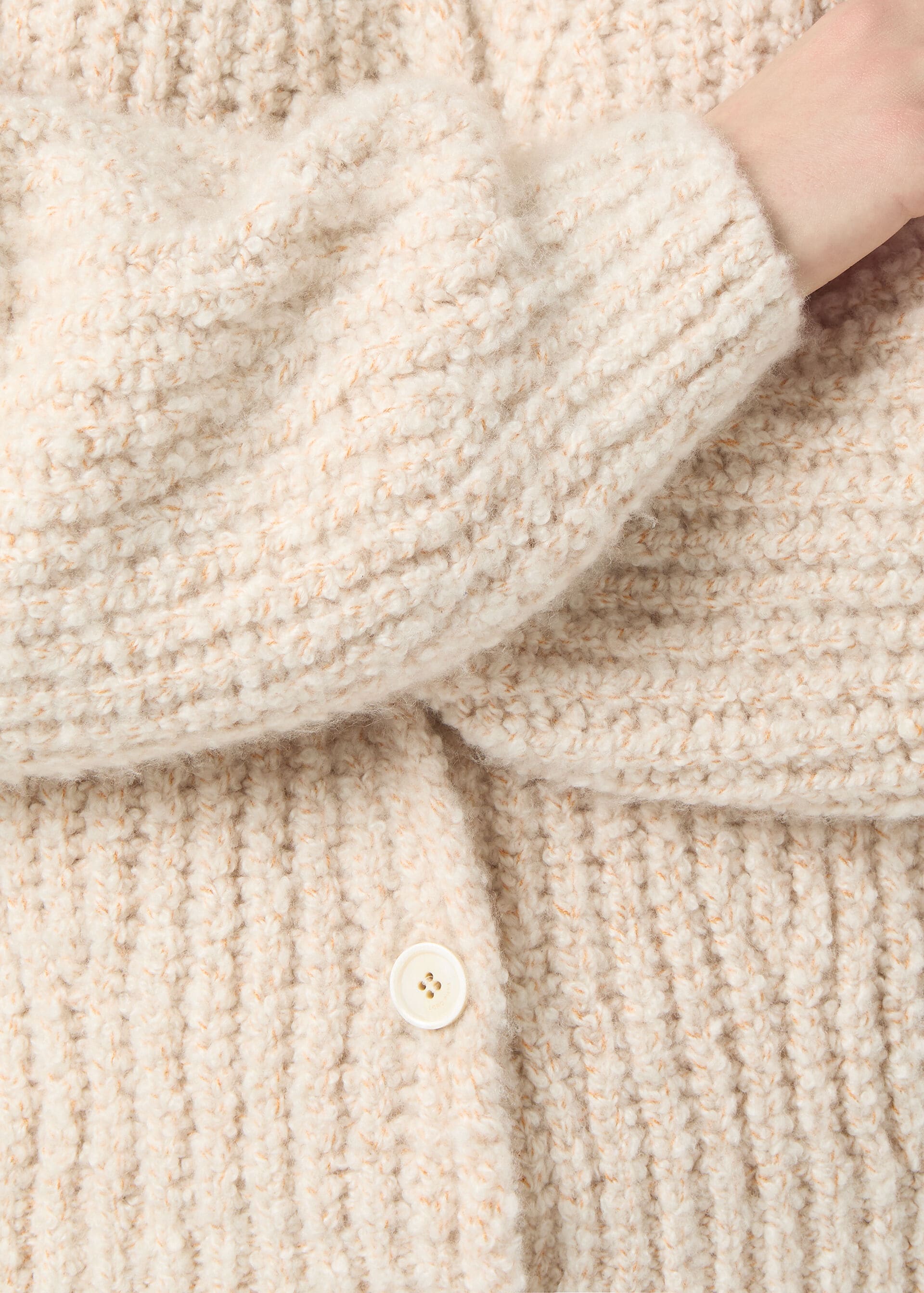 COCOONING FLUFFY CLOUD CARDIGAN SW. CASH SILK GG 3