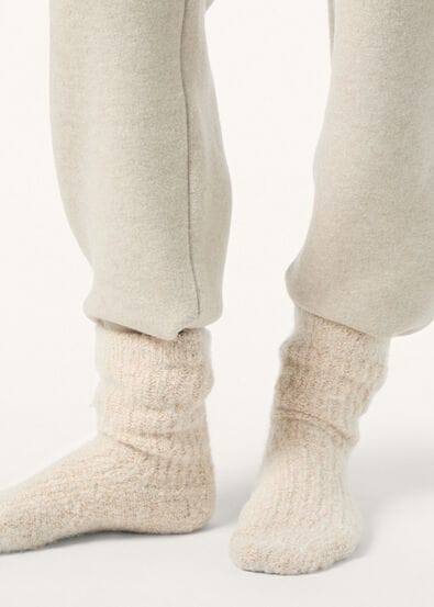 COCOONING FLUFFY CLOUD SOCKS CASH SILK GG 7