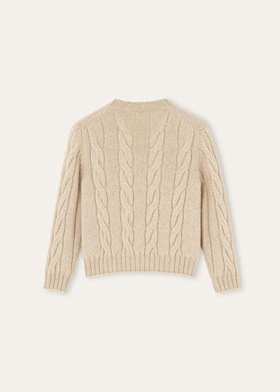 NAPIER KID CREWNECK SWEATER COARSEHAIR GG 8