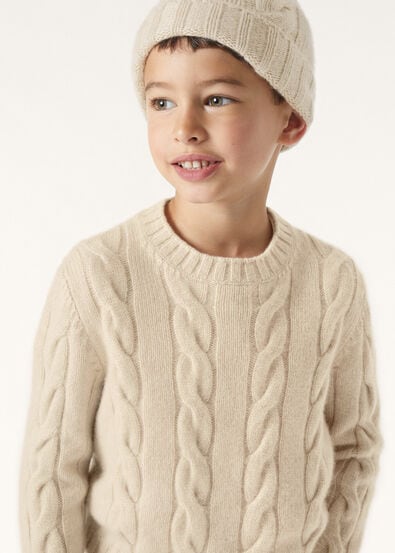 NAPIER KID CREWNECK SWEATER COARSEHAIR GG 8