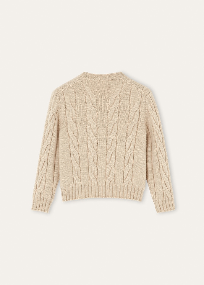 NAPIER KID CREWNECK SWEATER COARSEHAIR GG 8_FAP8498_A193_8