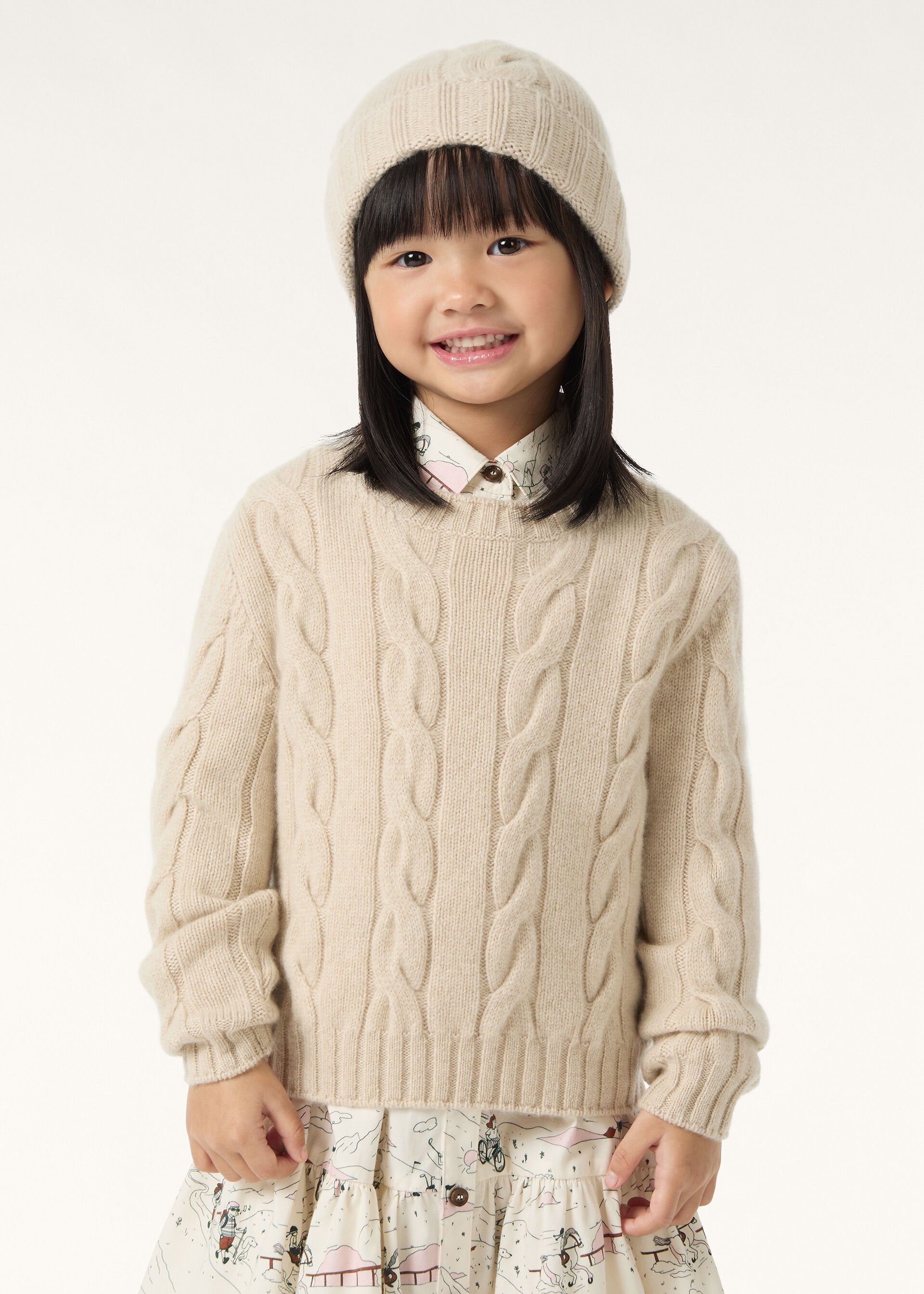 NAPIER KID CREWNECK SWEATER COARSEHAIR GG 8