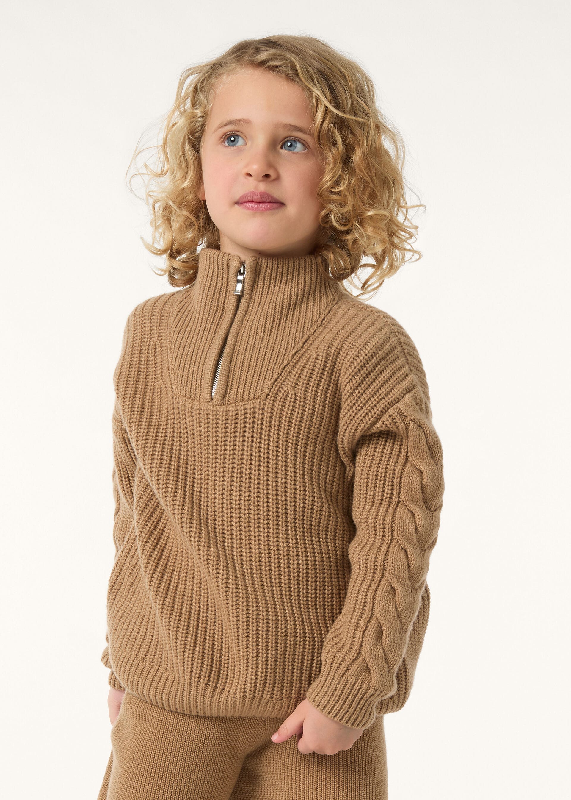 HONEY HALF NECK SWEATER CASH GG 5