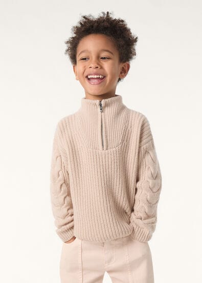 HONEY HALF NECK SWEATER CASH GG 5