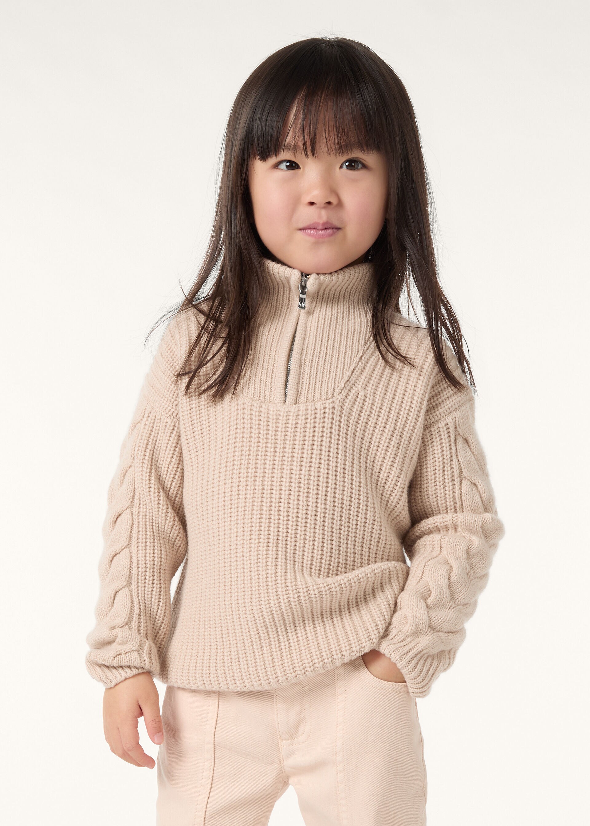 HONEY HALF NECK SWEATER CASH GG 5