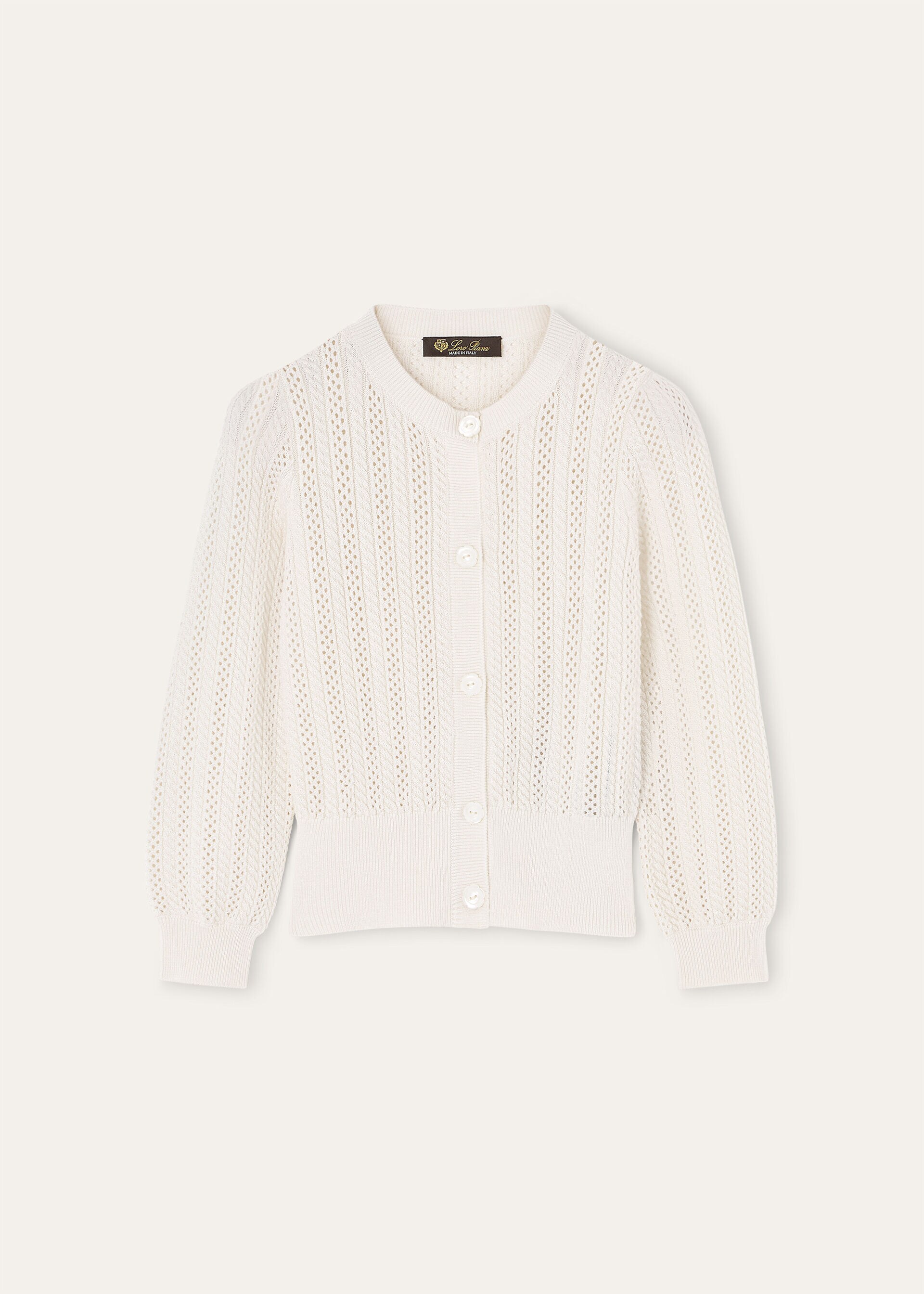 CHERIE CARDIGAN SWEATER WOOL SILK CASH GG 14