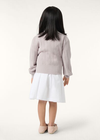 CHERIE CARDIGAN SWEATER WOOL SILK CASH GG 14