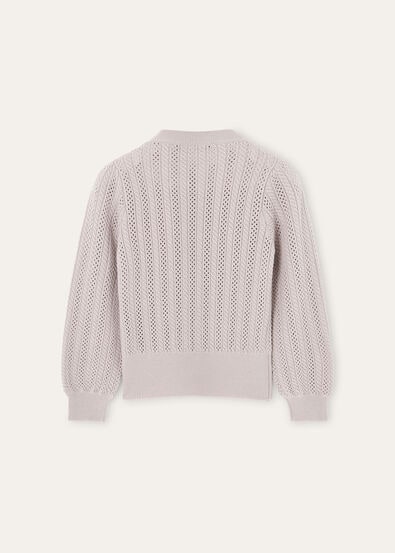 CHERIE CARDIGAN SWEATER WOOL SILK CASH GG 14