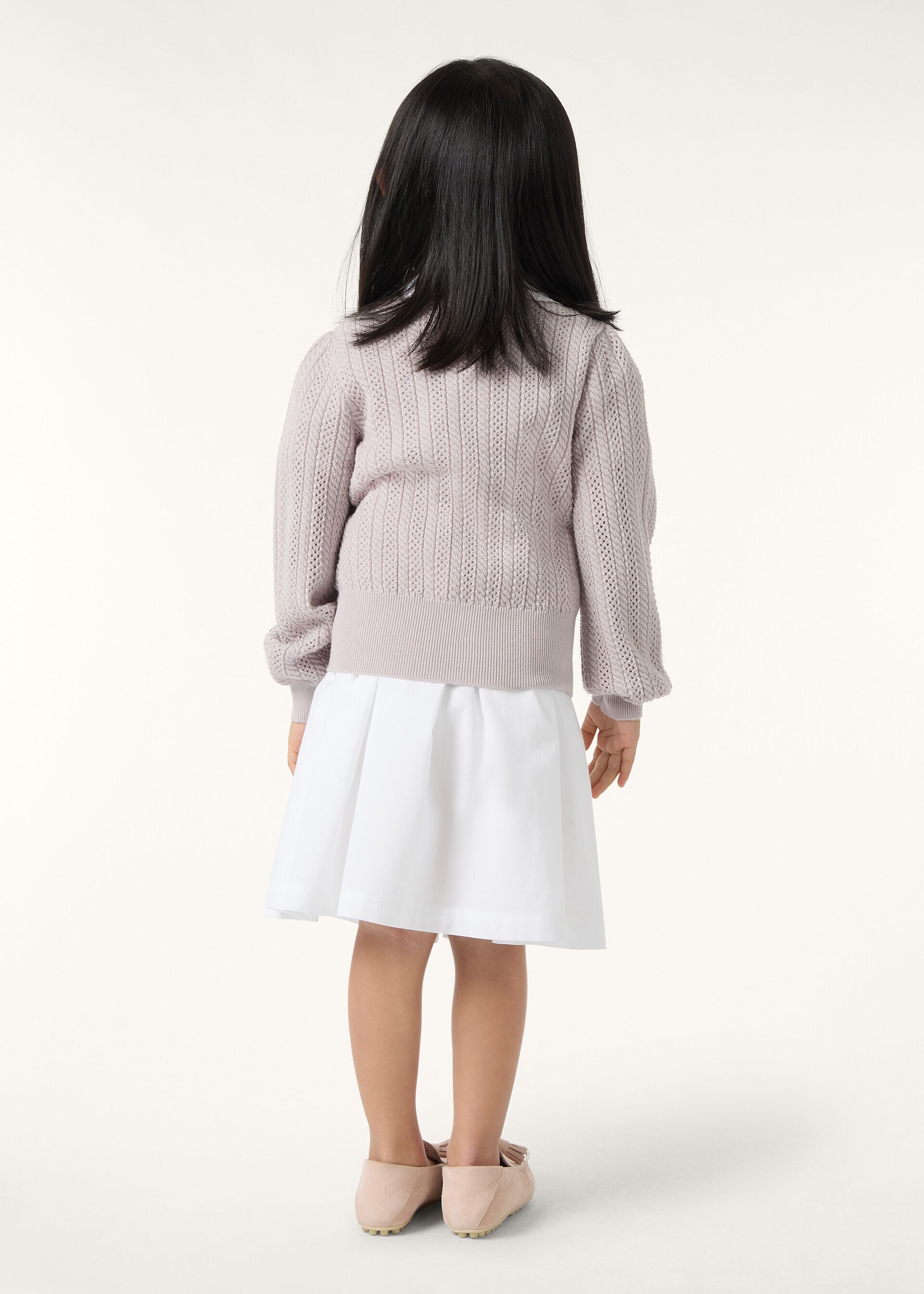 CHERIE CARDIGAN SWEATER WOOL SILK CASH GG 14