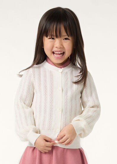 CHERIE CARDIGAN SWEATER WOOL SILK CASH GG 14