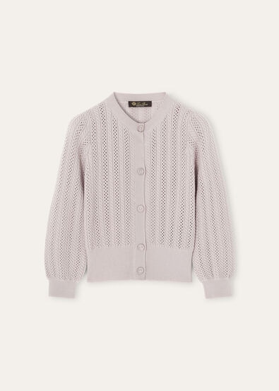CHERIE CARDIGAN SWEATER WOOL SILK CASH GG 14
