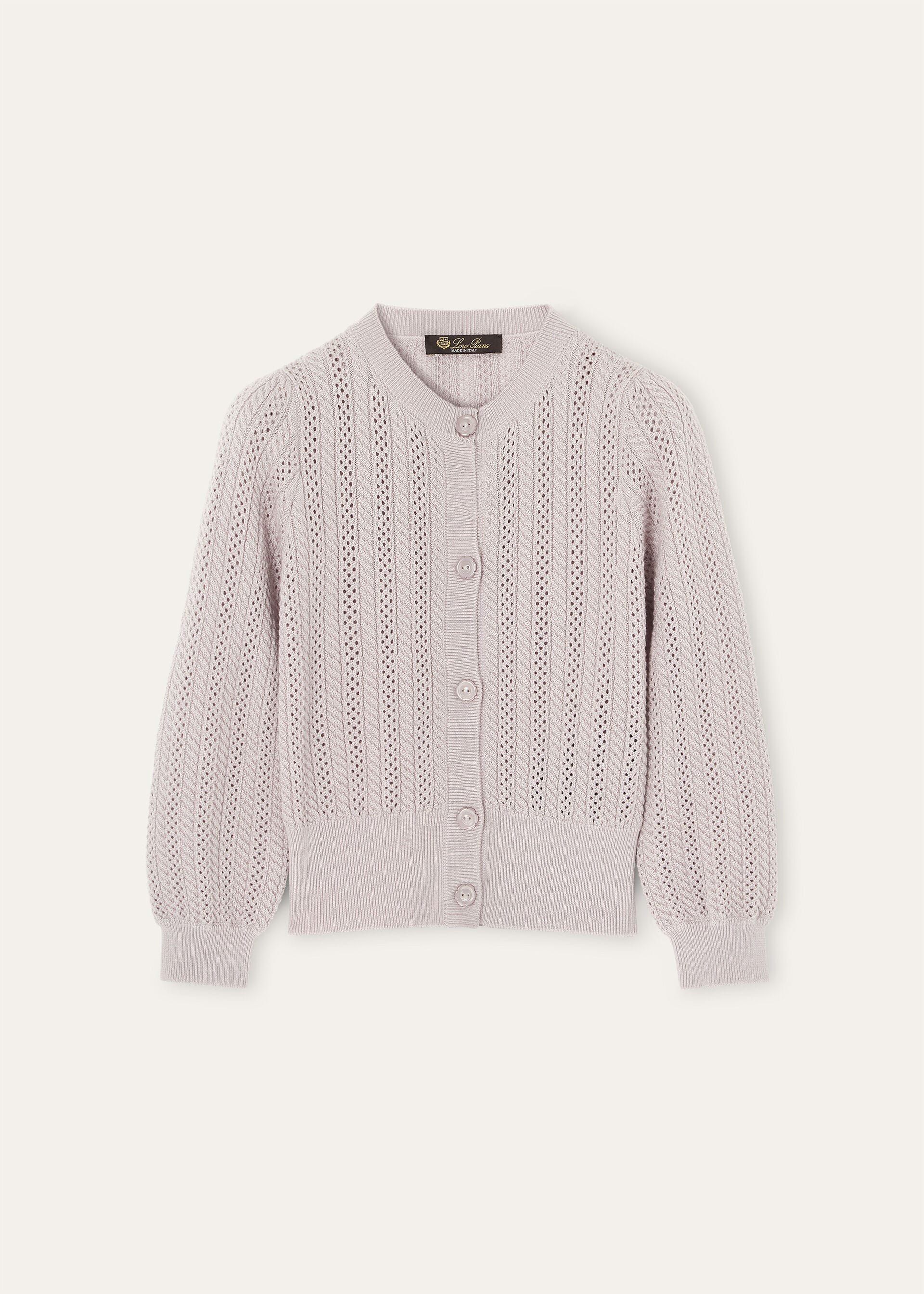 CHERIE CARDIGAN SWEATER WOOL SILK CASH GG 14