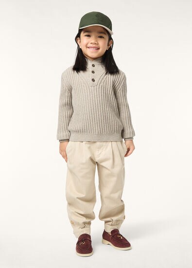 RAINDROP POLO SWEATER COTTON CASH GG 7