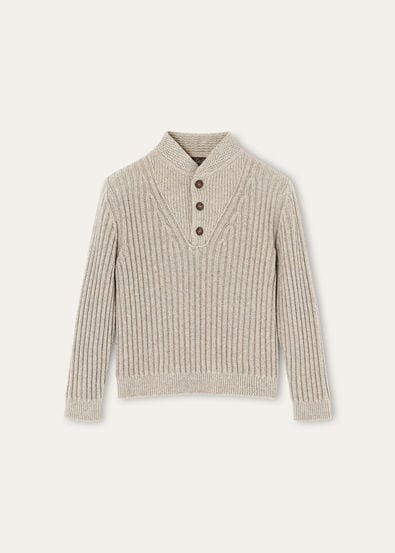 RAINDROP POLO SWEATER COTTON CASH GG 7