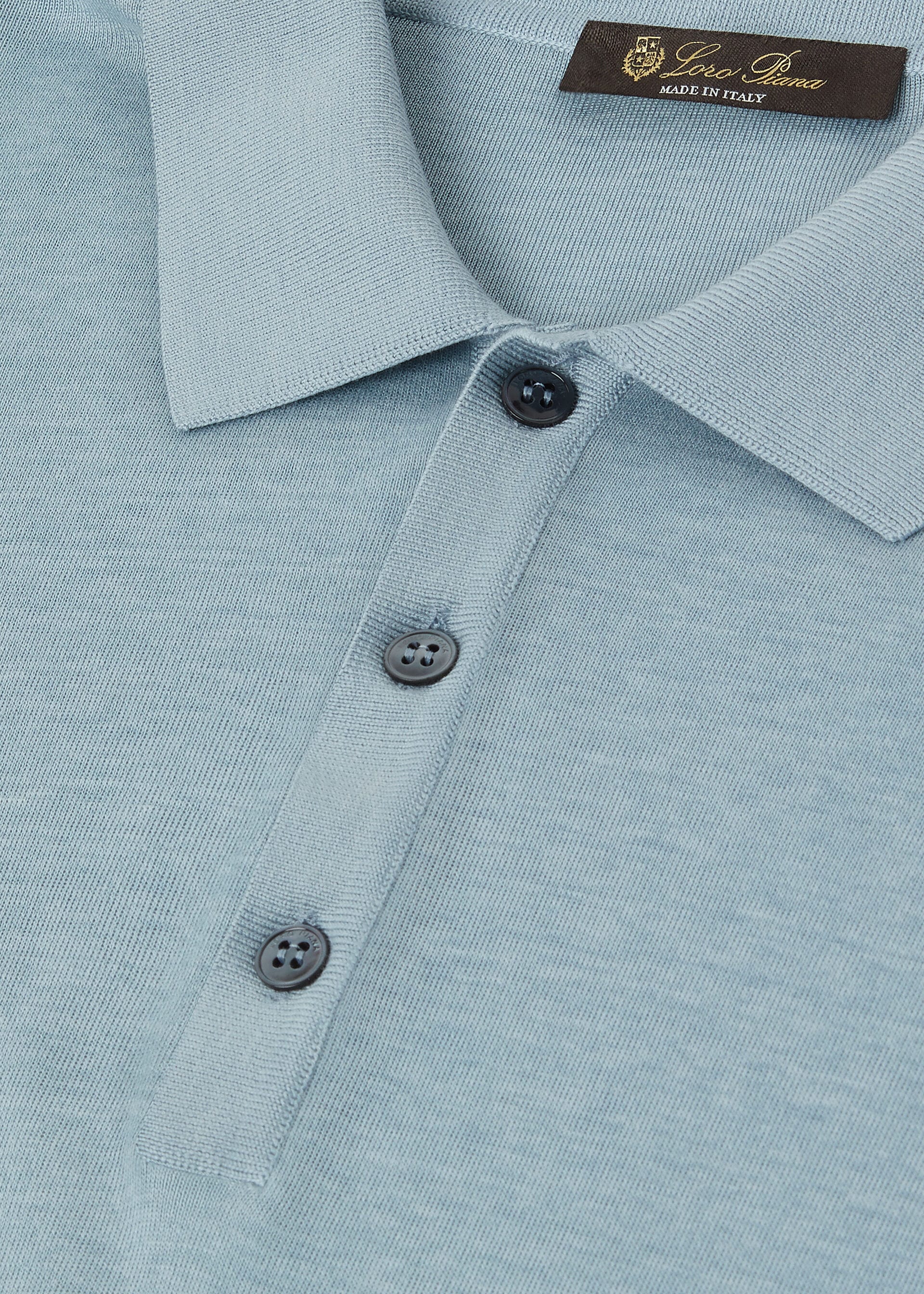 MAZZORBO POLO SILK COTTON RIB