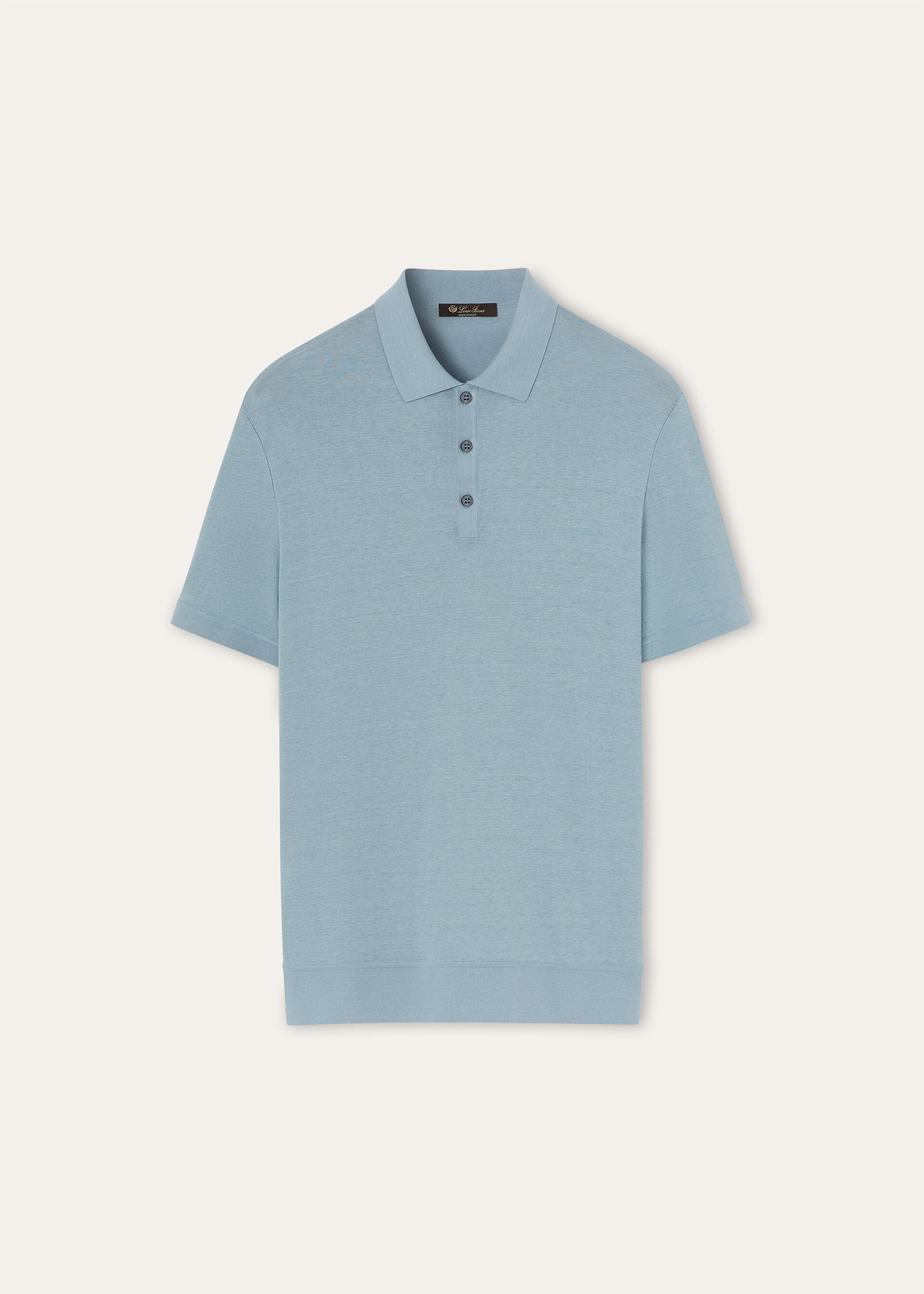 MAZZORBO POLO SILK COTTON RIB