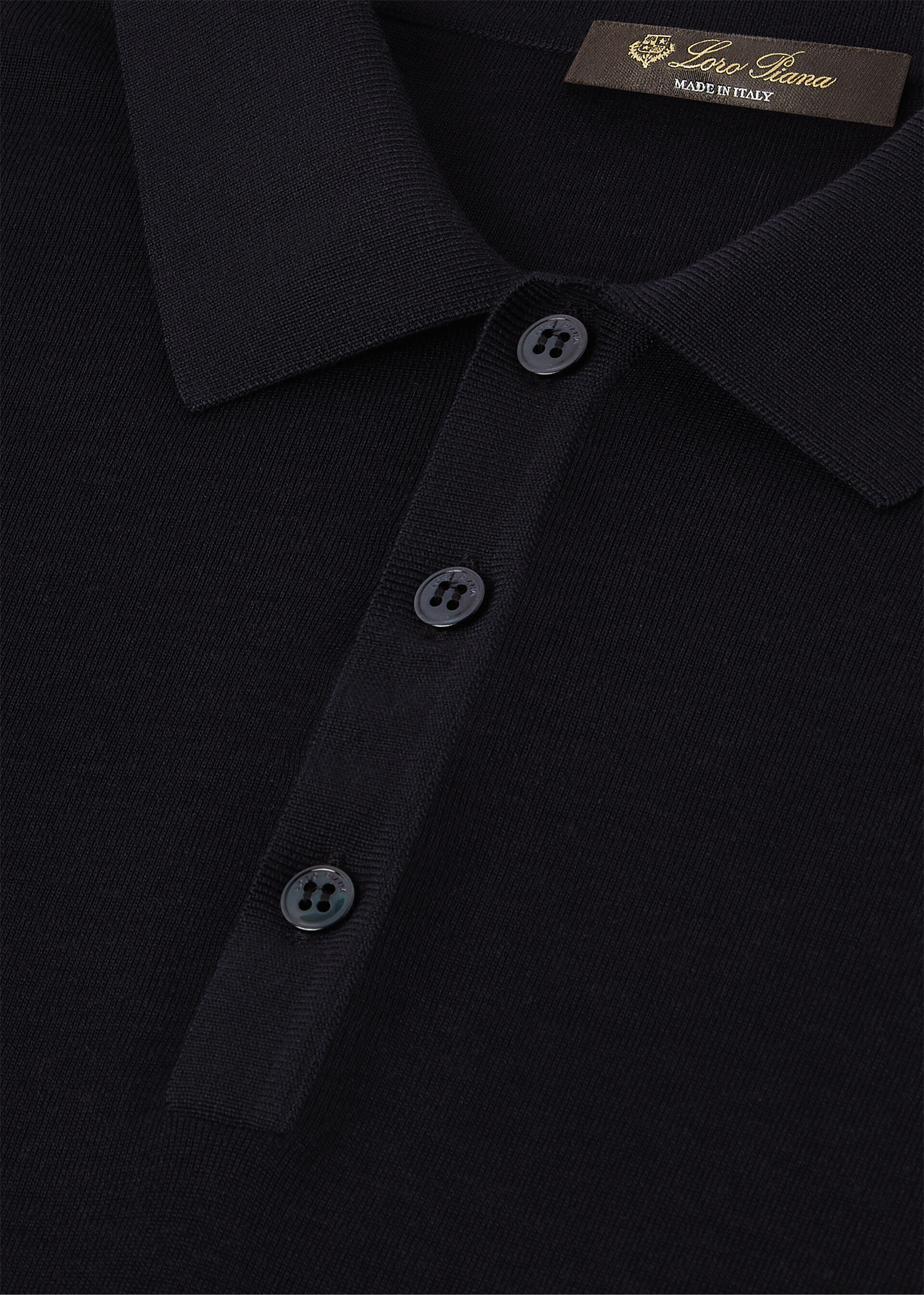 MAZZORBO POLO SILK COTTON RIB