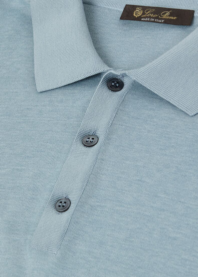 MAZZORBO POLO SILK COTTON RIB