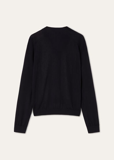 WHISPER SILK JCQ CARDIGAN SW. CASH SILK GG 18