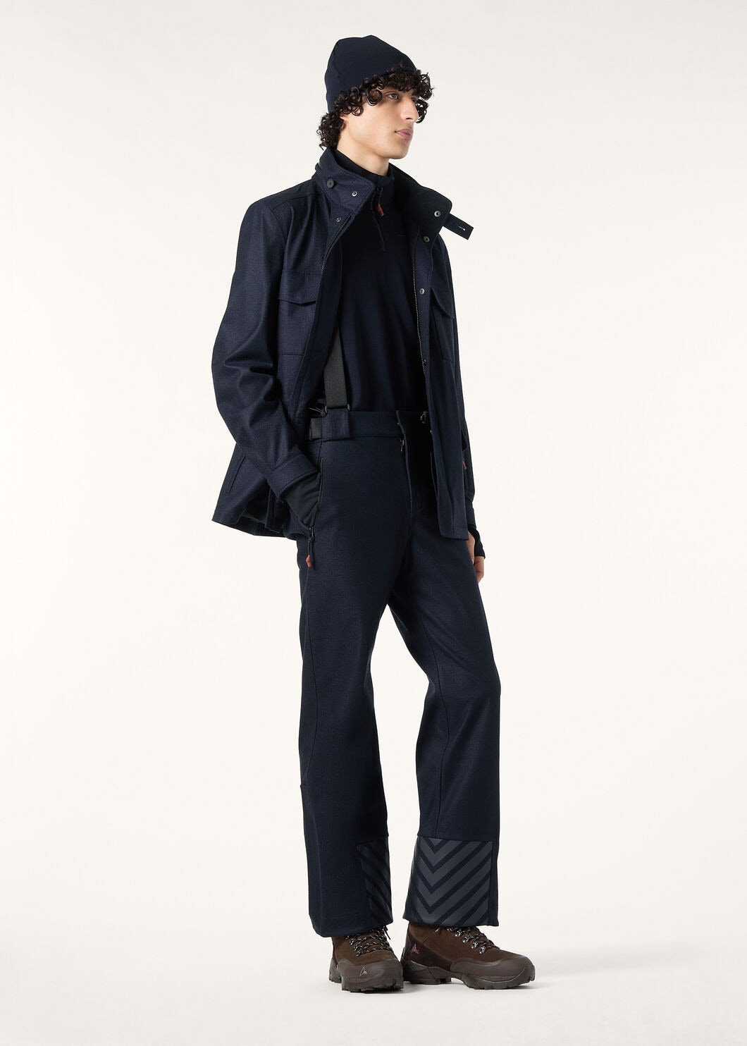 BRUSSON TROUSERS WOOL CASH MELANGE CLIMA SYSTEM 3L