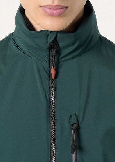 EILEN BOMBER WIND STRETCH STORM-JERSEY PILE CASH