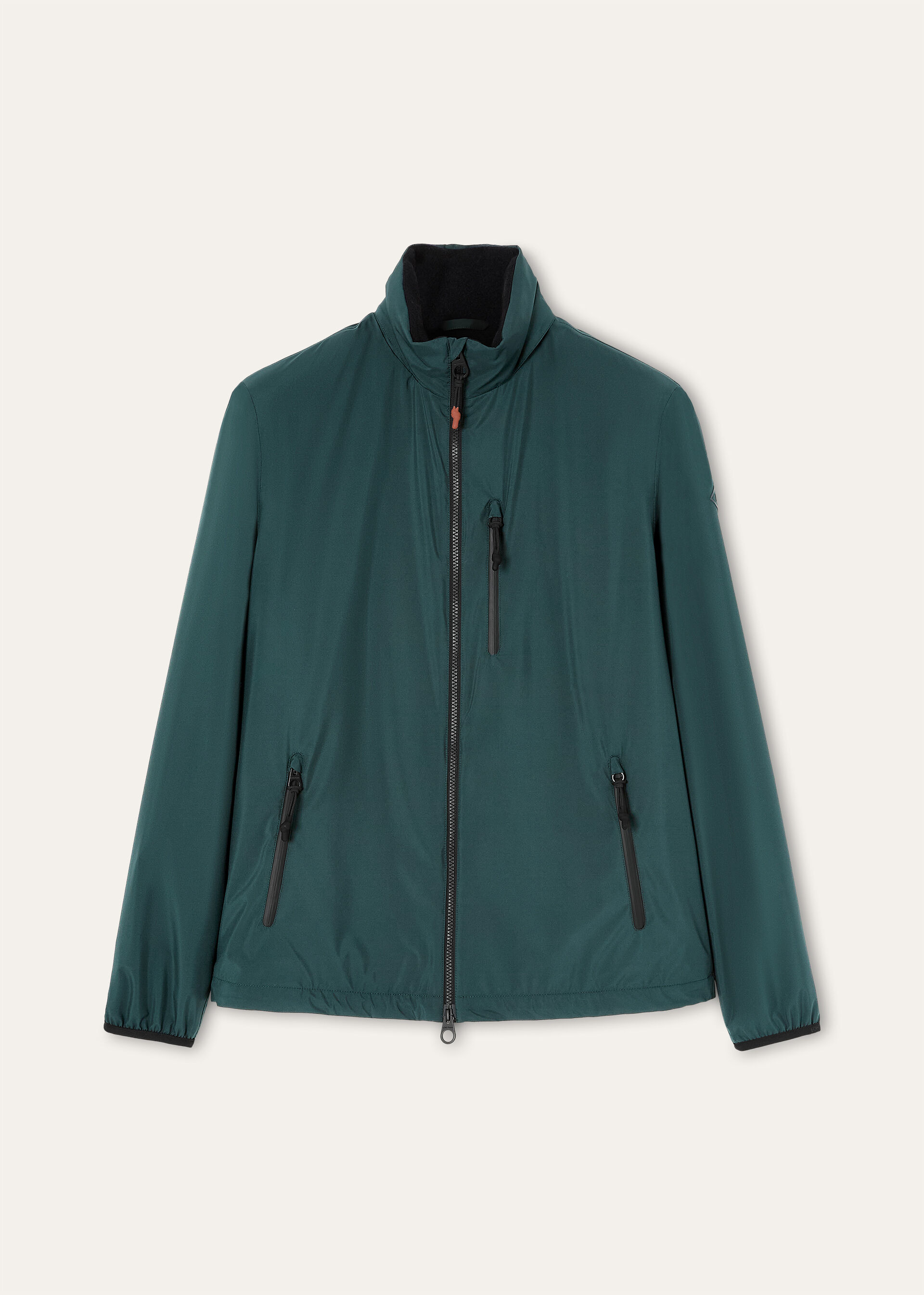 EILEN BOMBER WIND STRETCH STORM-JERSEY PILE CASH