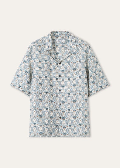 FEDERICO SS SHIRT CARDO VENEZIANO LINEN