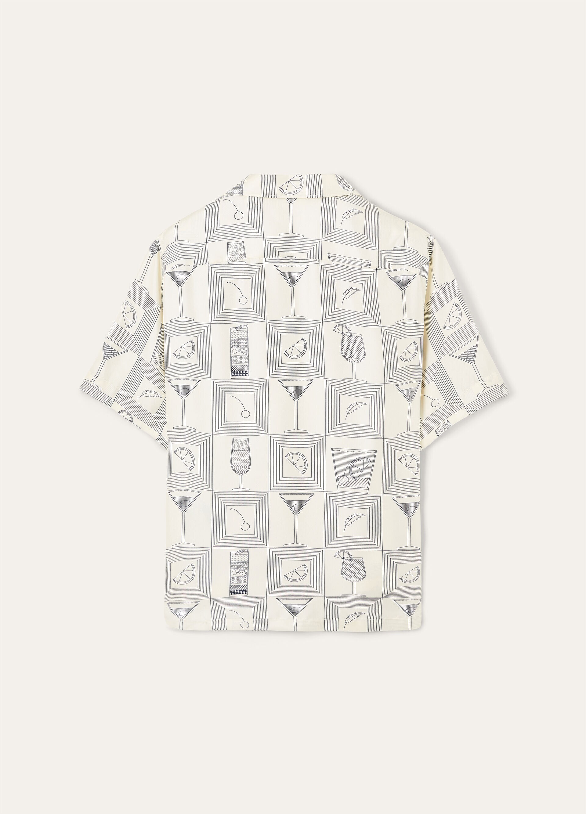 FEDERICO SS SHIRT LORO PIANA APERITIVO TWILL