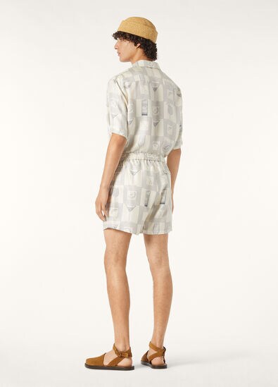 FEDERICO SS SHIRT LORO PIANA APERITIVO TWILL