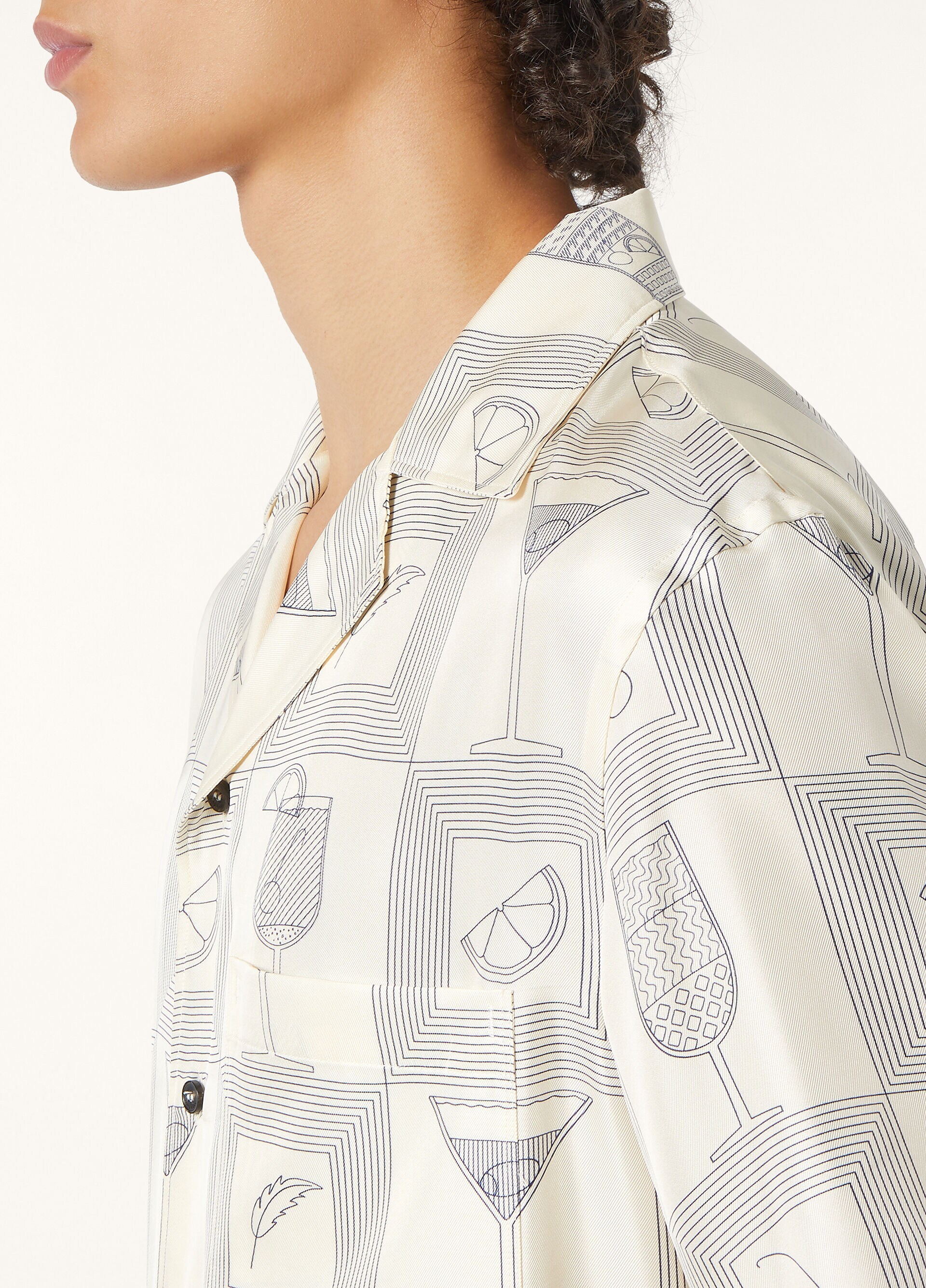 FEDERICO SS SHIRT LORO PIANA APERITIVO TWILL