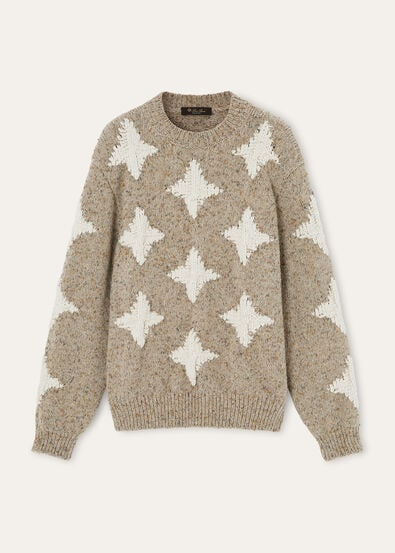 VAL THORENS CREWNECK SWEATER CASH WOOL GG 2.5