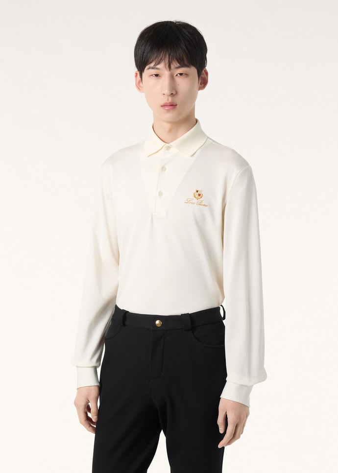 AZEGLIO LS POLO COMFORT PIQUE COTTON_FAP8890_1000_3
