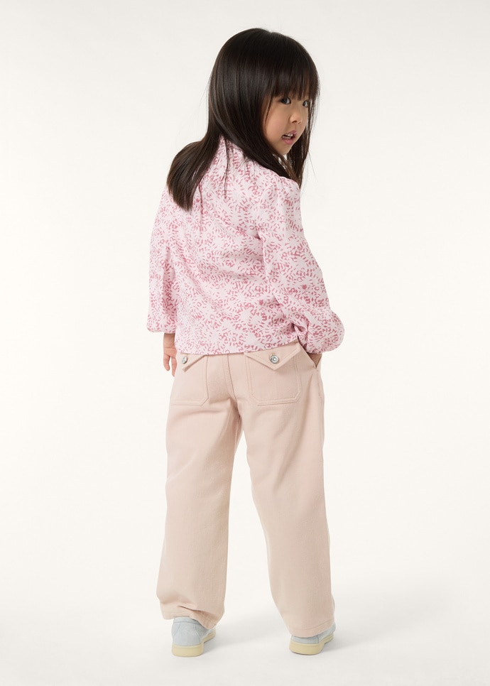 BEAM PANTS DENIM FLOWER_FAP8926_30I5_3