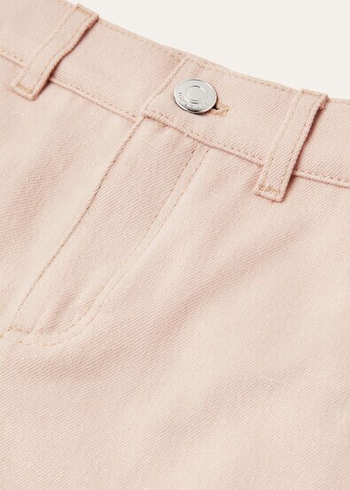 BEAM PANTS DENIM FLOWER