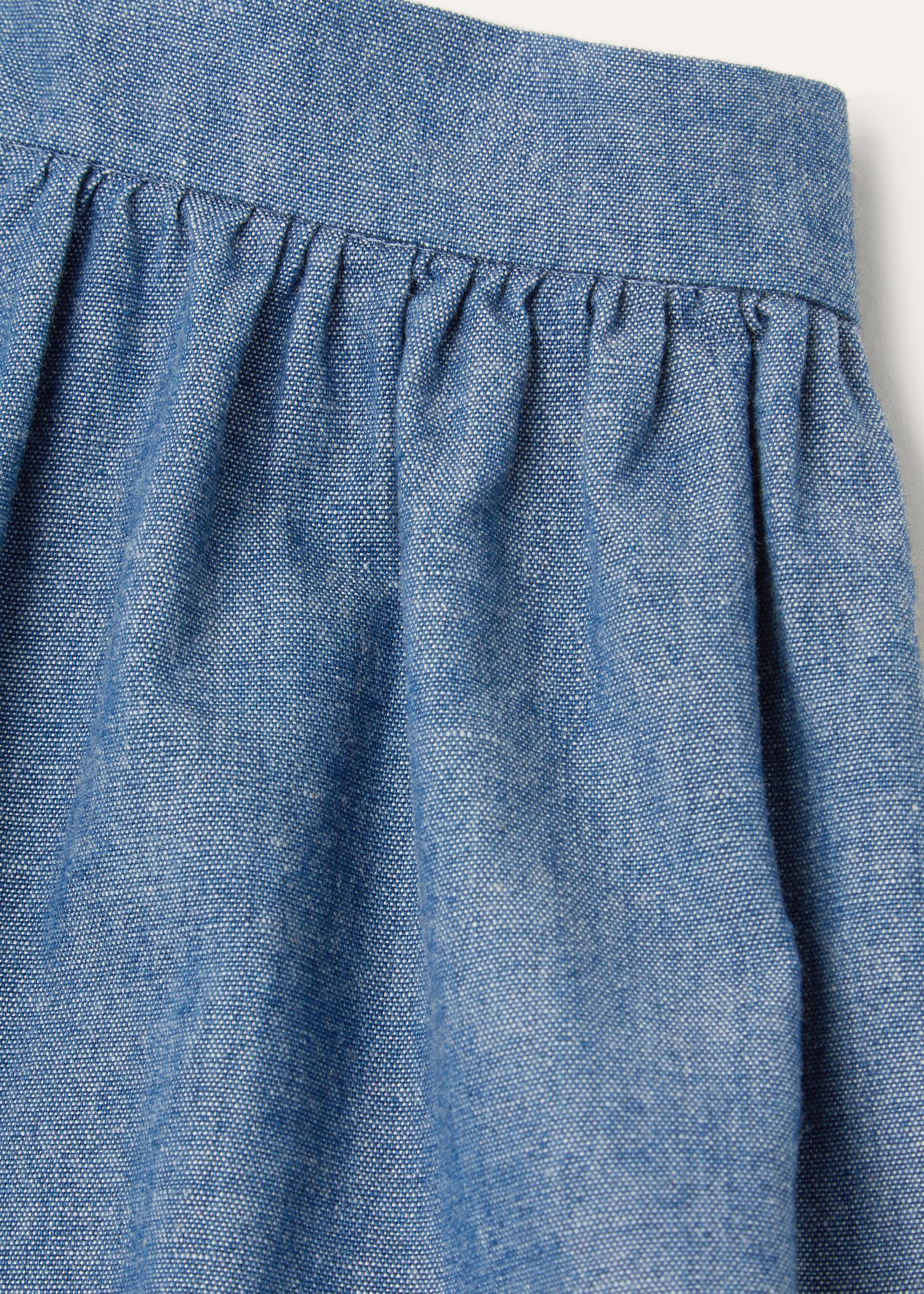DALIA SKIRT OKAYAMA CHAMBRAY