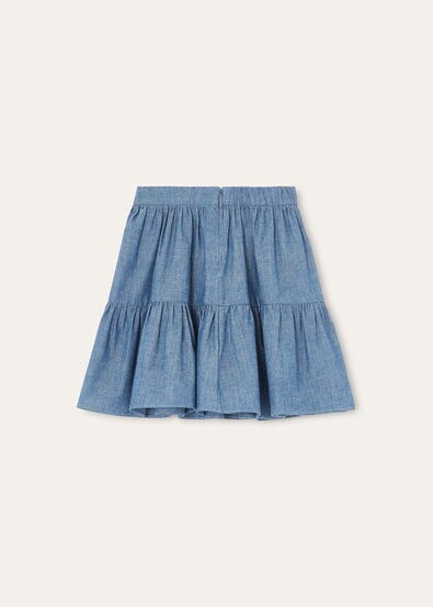 DALIA SKIRT OKAYAMA CHAMBRAY