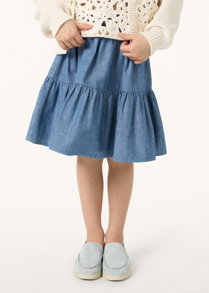 DALIA SKIRT OKAYAMA CHAMBRAY_FAP8930_W0SU_2