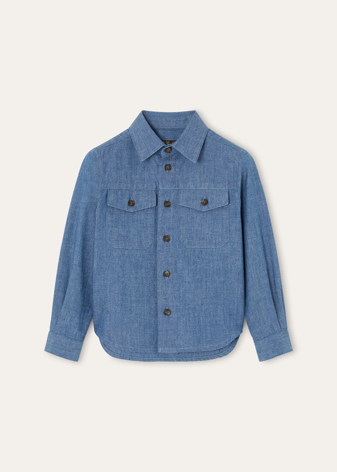 BILL SHIRT OKAYAMA CHAMBRAY_FAP8933_W0SU_4